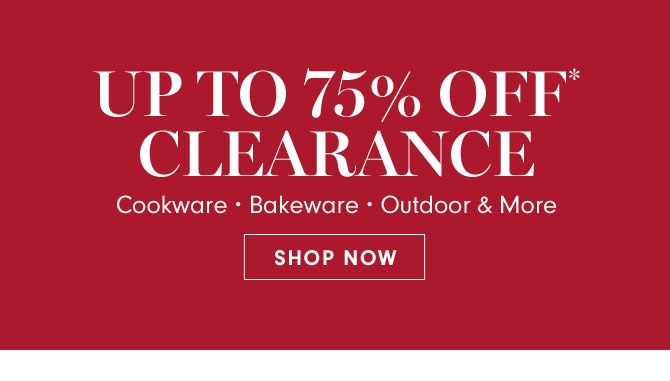 UP TO 75% OFF CLEARANCE - SHOP NOW