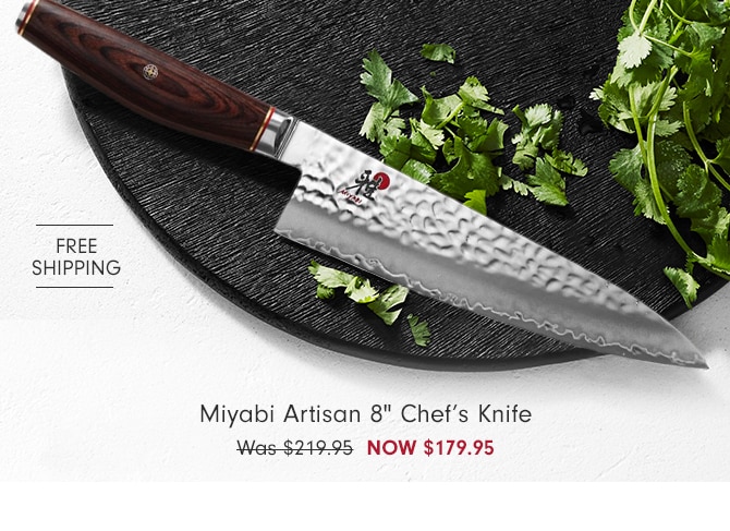 Miyabi Artisan 8" Chef’s Knife - now $179.95