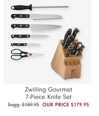 Zwilling Gourmet 7-Piece Knife Set - OUR PRICE $179.95