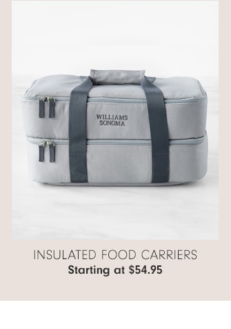 INSULATED FOOD CARRIERS - Starting at $54.95