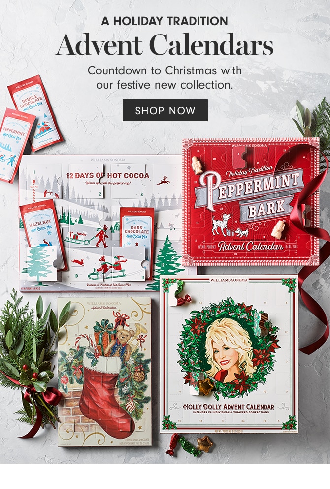 A HOLIDAY TRADITION - Advent Calendars - Countdown to Christmas with our festive new collection. - SHOP NOW