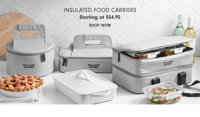 INSULATED FOOD CARRIERS - Starting at $54.95 - SHOP NOW