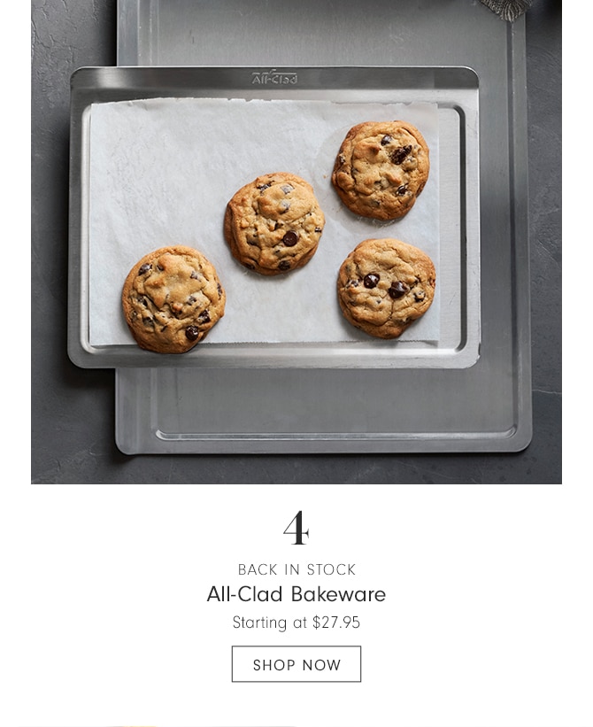 BACK IN STOCK All-Clad Bakeware - Starting at $27.95 - SHOP NOW