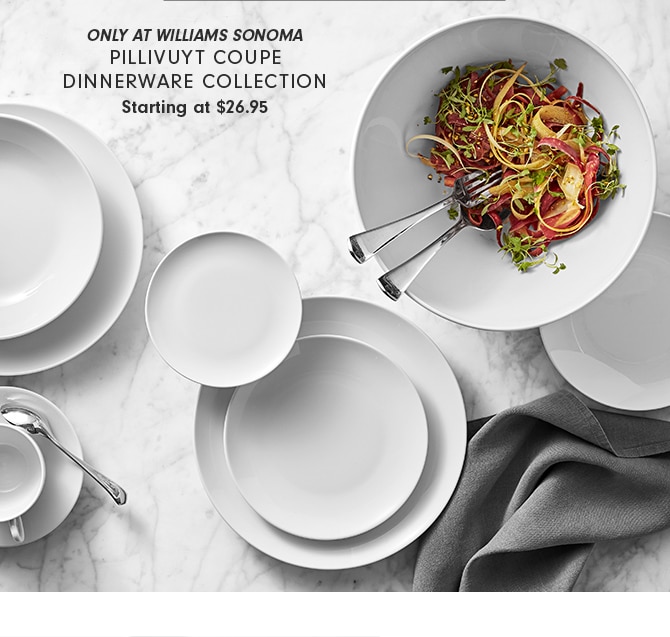 Pillivuyt Coupe Dinnerware Collection - Starting at $26.95