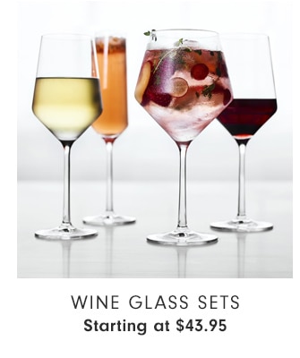 Wine Glass Sets - Starting at $43.95 