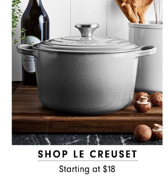 Shop Le Creuset Starting at $18