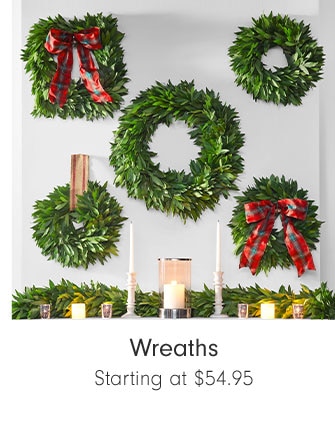 Wreaths Starting at $54.95