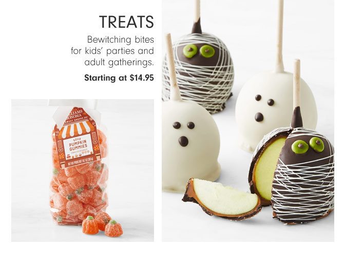 Treats - Bewitching bites for kids' parties and adult gatherings. Starting at $14.95