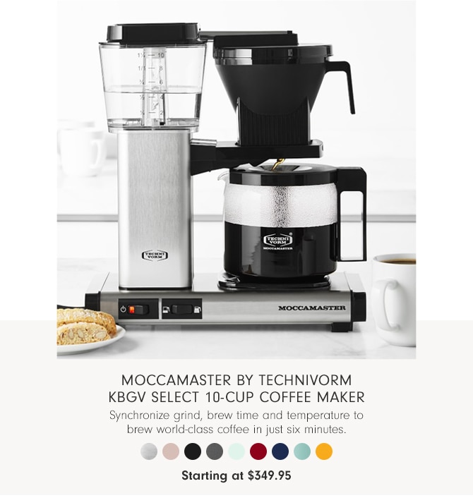 Moccamaster by Technivorm KBGV Select 10-Cup Coffee Maker - Starting at $349.95