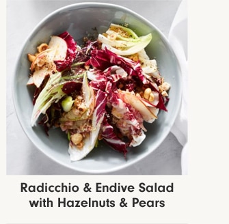 Radicchio & Endive Salad with Hazelnuts & Pears