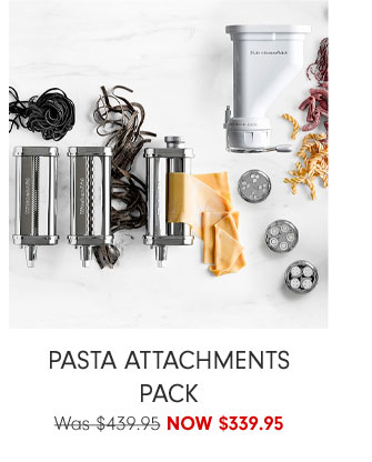 Pasta Attachments Pack Now $339.95