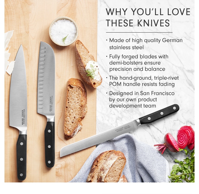 WHY YOU’LL LOVE THESE KNIVES