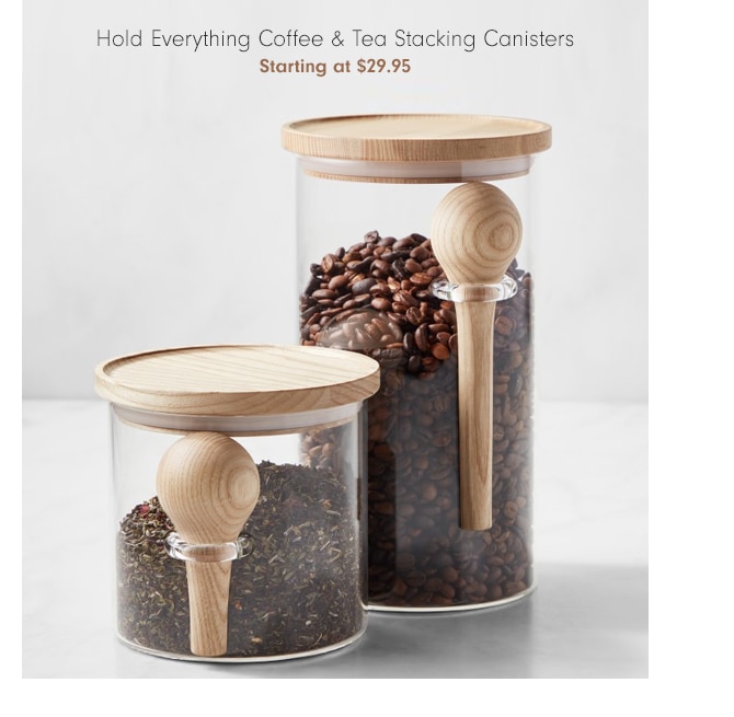 Hold Everything Coffee & Tea Stacking Canisters - Starting at $29.95