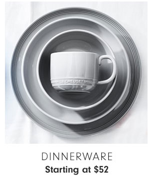 Dinnerware Starting at $52