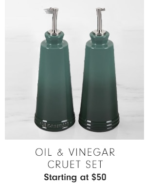 Oil & Vinegar Cruet Set $50