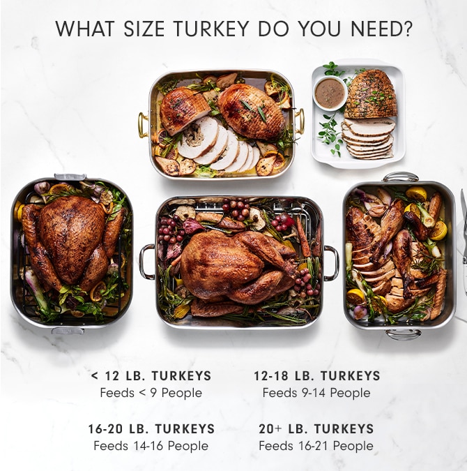 WHAT SIZE TURKEY DO YOU NEED?