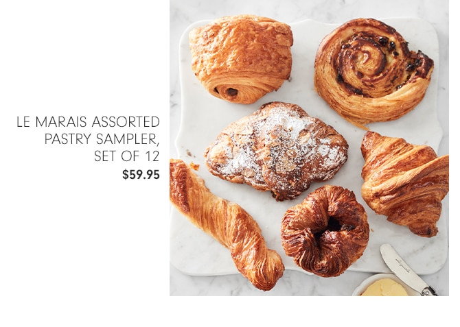 Le Marais Assorted Pastry Sampler, Set of 12 - $59.95