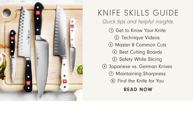 KNIFE SKILLS GUIDE - READ NOW