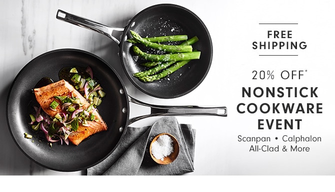 20% OFF NONSTICK COOKWARE EVENT