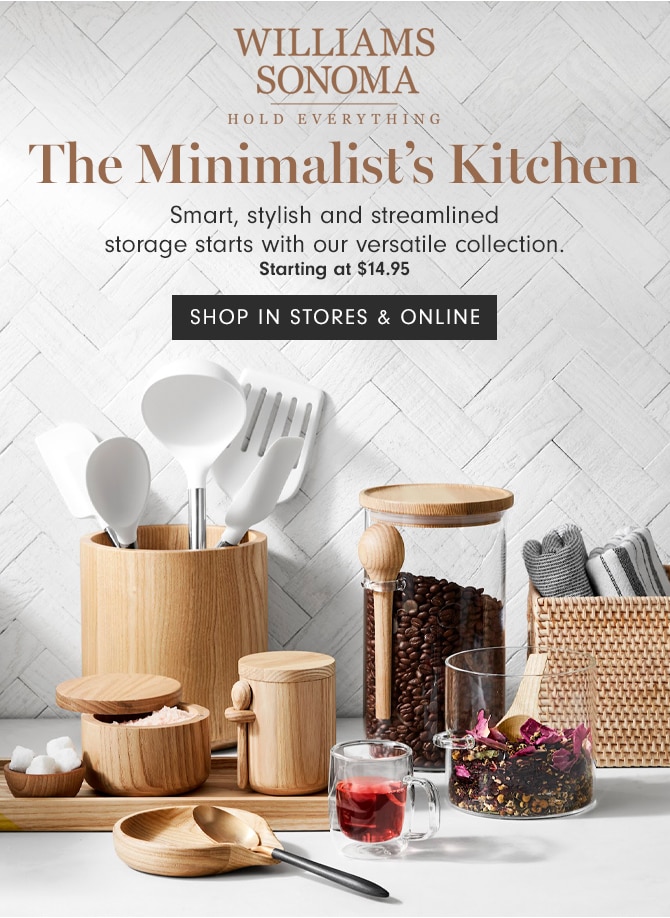 The Minimalist’s Kitchen - SHOP IN STORES & ONLINE