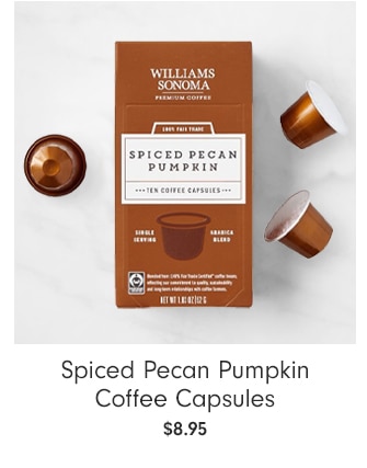 Spiced Pecan Pumpkin Coffee Capsules - $8.95