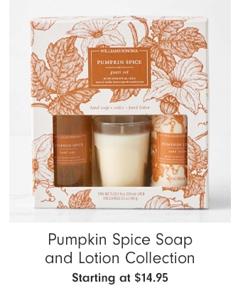 Pumpkin Spice Soap and Lotion Collection - Starting at $14.95