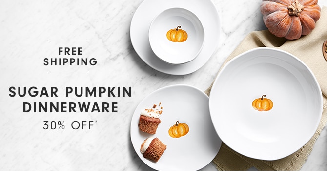 Sugar Pumpkin Dinnerware 30% OFF*