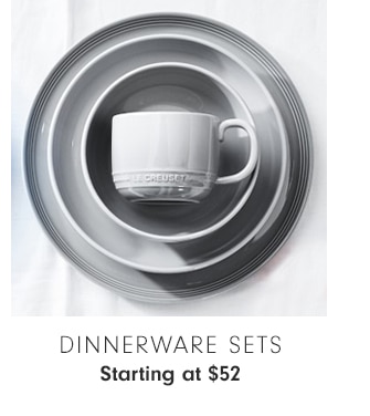 dinnerware sets - Starting at $52