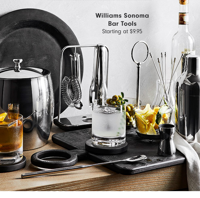 Williams Sonoma Bar Tools Starting at $9.95