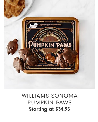 Williams Sonoma Pumpkin Paws - Starting at $34.95