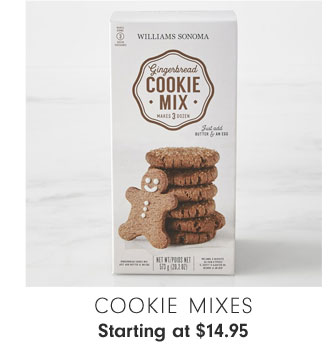 Cookie Mixes Starting at $14.95