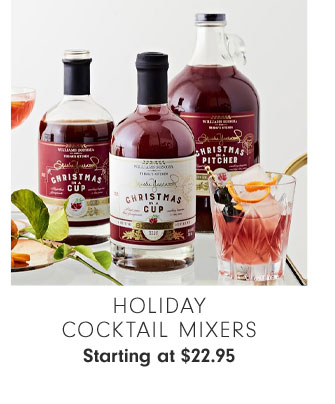 Holiday Cocktail Mixers Starting at $22.95