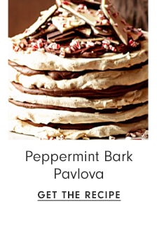 Peppermint Bark Pavlova - GET THE RECIPE