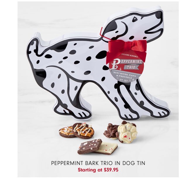 Peppermint Bark Trio in Dog Tin Starting at $39.95