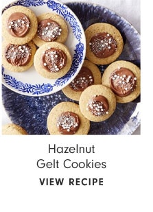 Hazelnut Gelt Cookies - VIEW RECIPE