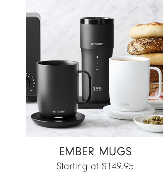 Ember Mugs Starting at $149.95