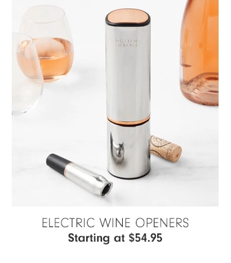 Electric Wine Openers - Starting at $54.95