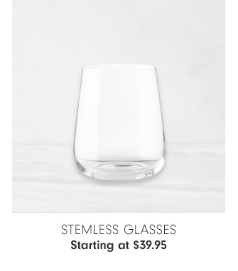 Stemless Glasses - Starting at $39.95