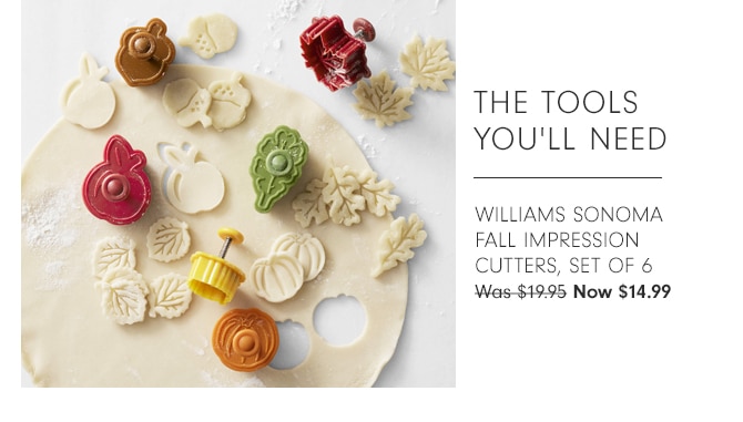 Williams Sonoma Fall Impression Cutters, Set of 6 - Now $14.99