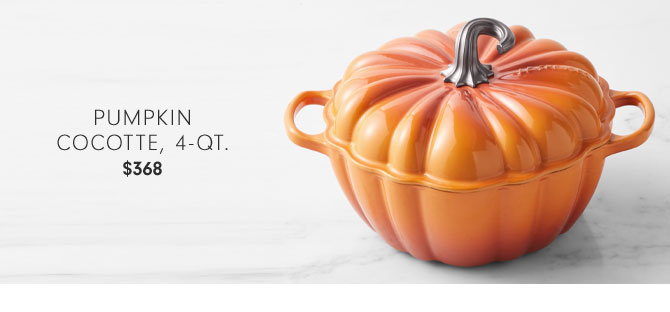 Pumpkin Cocotte, 4-QT. $368