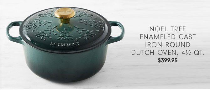 Noel Tree Enameled Cast Iron Round Dutch Oven, 4½-Qt. $399.95