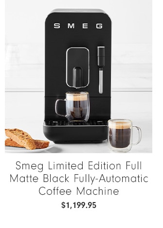 Smeg Limited Edition Full Matte Black Fully-Automatic Coffee Machine - $1,199.95