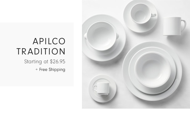 Apilco Tradition Starting at $14.95 + Free Shipping