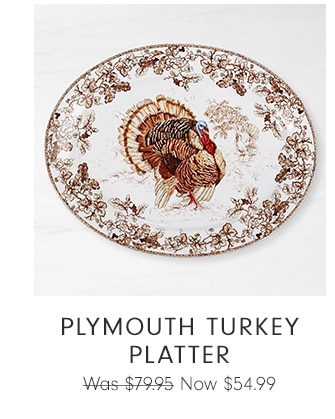 Plymouth Turkey Platter $79.95