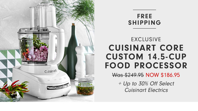 EXCLUSIVE - Cuisinart Core Custom 14.5-Cup Food Processor Now $186.95 + Up to 30% Off Select Cuisinart Electrics 