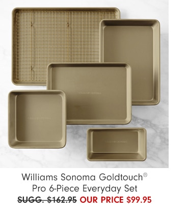 Williams Sonoma Goldtouch® Pro 6-Piece Everyday Set - our price $99.95