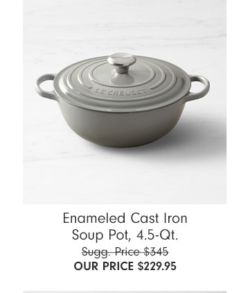 Enameled Cast Iron Soup Pot, 4.5-Qt. - Our Price $229.95