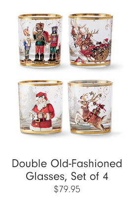 Double Old-Fashioned Glasses, Set of 4 - $79.95