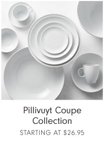 Pillivuyt Coupe Collection Starting at $26.95