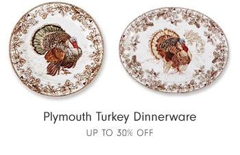 Plymouth Turkey Dinnerware Up to 30% off